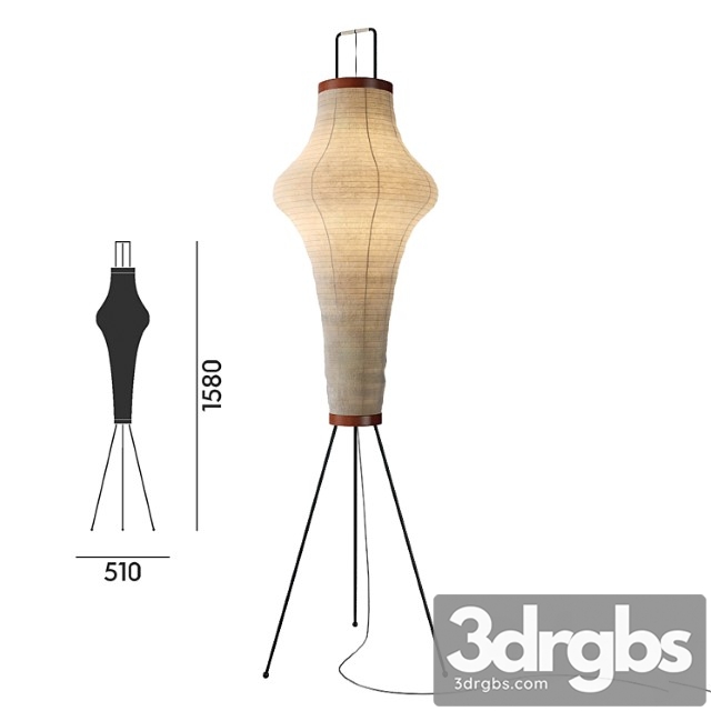 Vitra akari 14 a 3dsmax Download - thumbnail 1