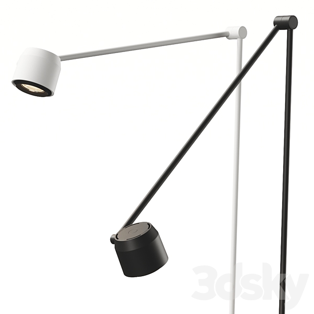 Wastberg W225 Ion Floor Lamp 3DS Max Model - thumbnail 2