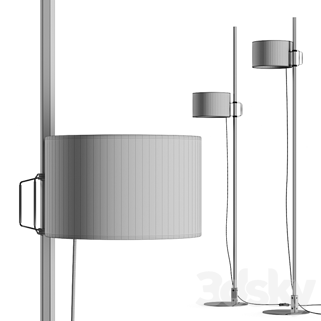 WayPoint Jam O Floor Lamp 3DS Max Model - thumbnail 4