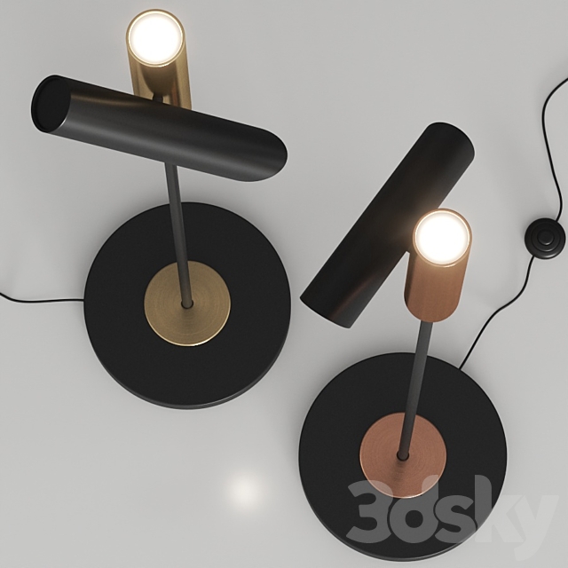 West Elm Focus Led Floor Lamp 3DSMax File - thumbnail 2