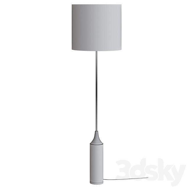 West elm hudson floor lamp 3DS Max Model - thumbnail 2