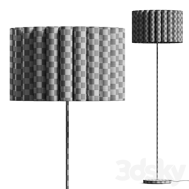 Westwing Collection Lucina Floor Lamp 3ds Max - thumbnail 2