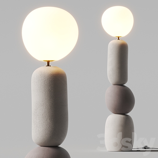 Westwing Stehlampe Chakra Floor Lamp 3ds Max - thumbnail 2