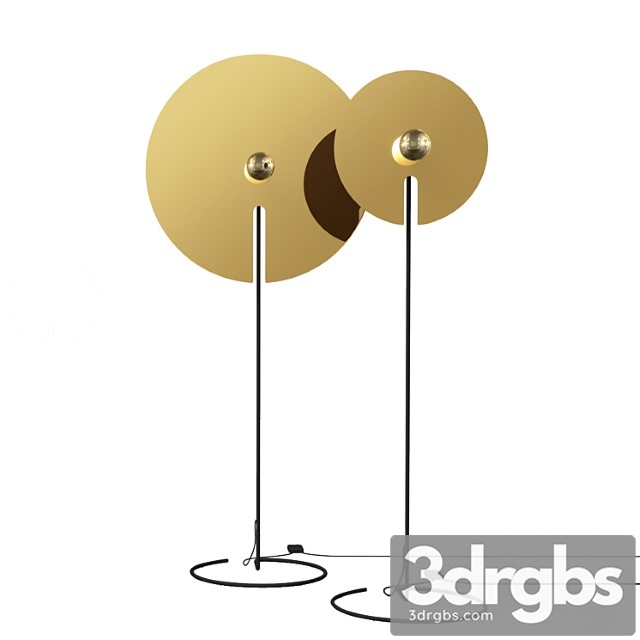 Wever & ducre mirro floor lamp 3dsmax Download - thumbnail 1