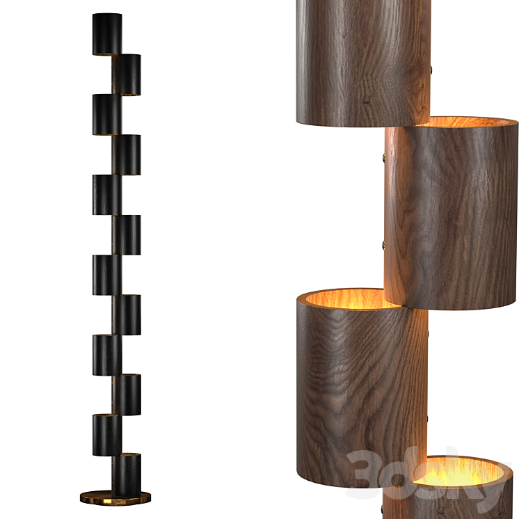 Wood Totem 3DS Max - thumbnail 1