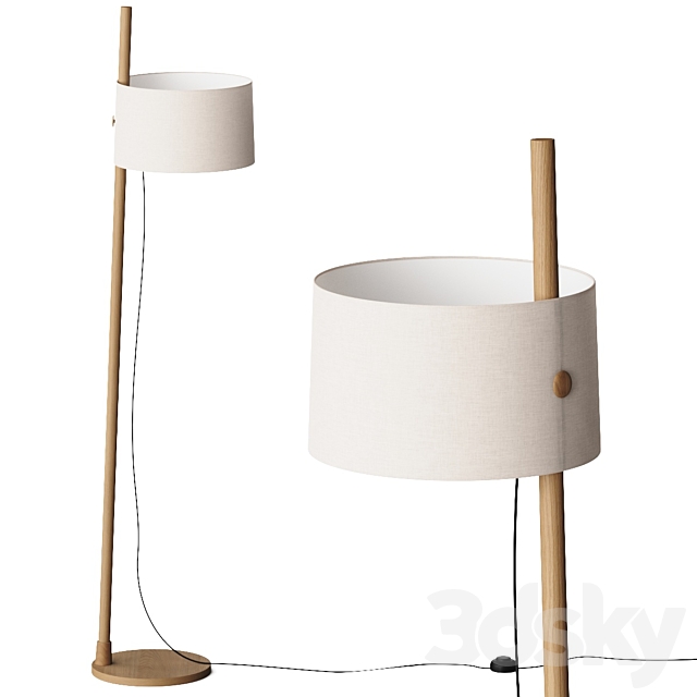 ZANEEN design Linood Portable Ambient Floor Lamp 3ds Max - thumbnail 1