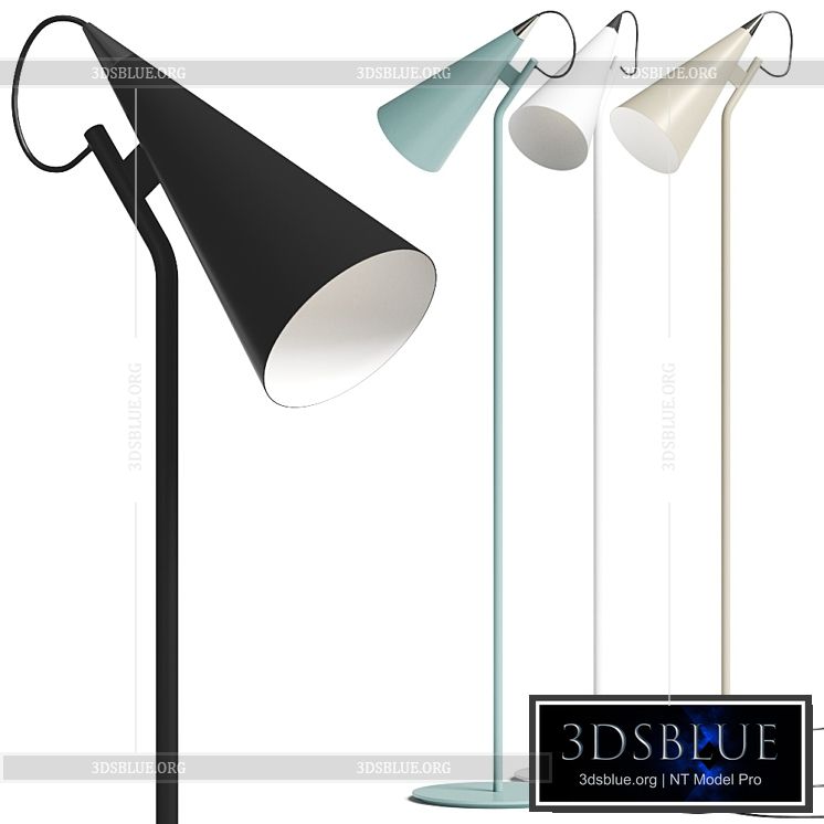 Zava Srl Jeena Floor Lamp 3DS Max - thumbnail 3