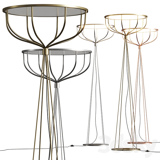 Zero Plane Floor Lamps 3DSMax File - thumbnail 1