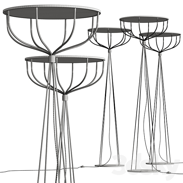 Zero Plane Floor Lamps 3DSMax File - thumbnail 2