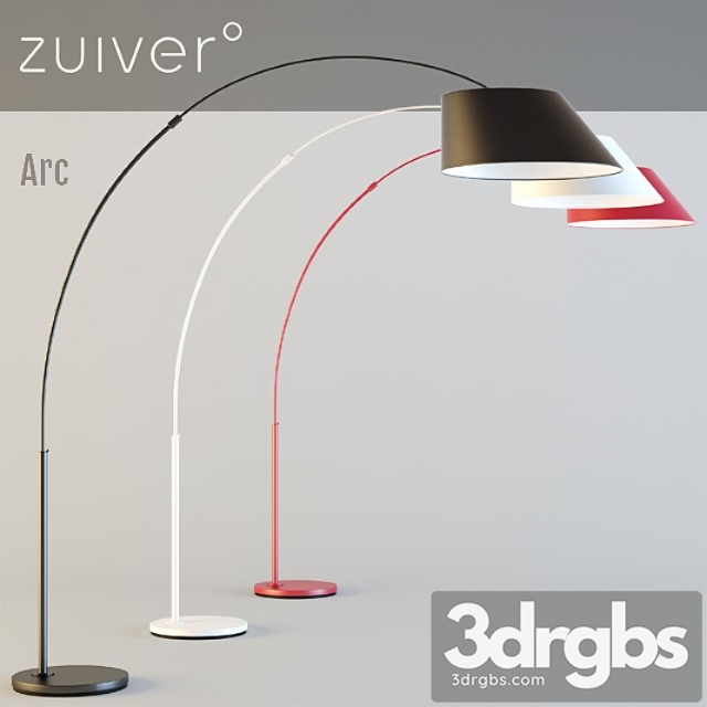 Zuiver Arc Floor Lamp 1 3dsmax Download - thumbnail 1