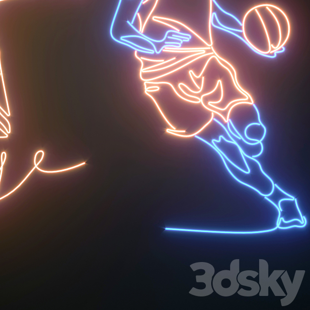 Light modules Set 176 Neon 3DS Max Model - thumbnail 3