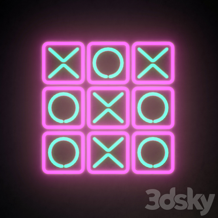 Light modules Set 69 Neon 3DS Max - thumbnail 1