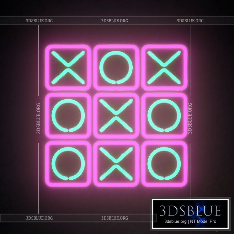 Light modules Set 69 Neon 3DS Max - thumbnail 3