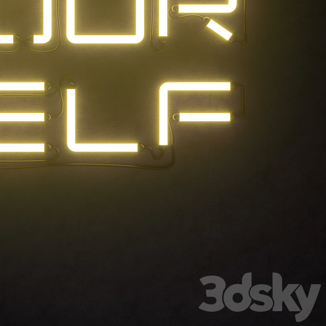 Light modules Set 78 Neon 3DSMax File - thumbnail 2