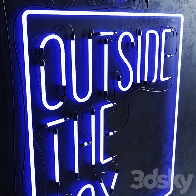 Neon Set 017 Neon Sign 3DS Max - thumbnail 2