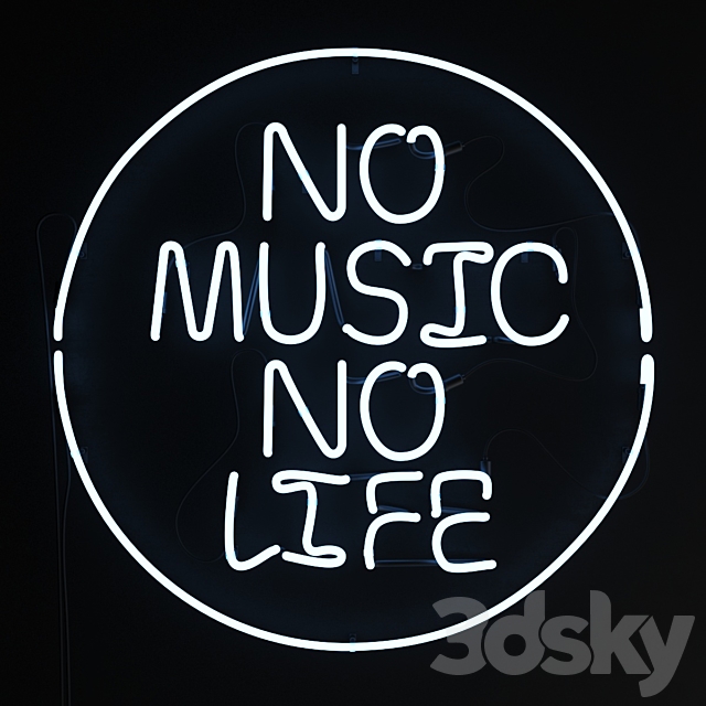 Neon Set 02 Neon Sign 3DSMax File - thumbnail 1