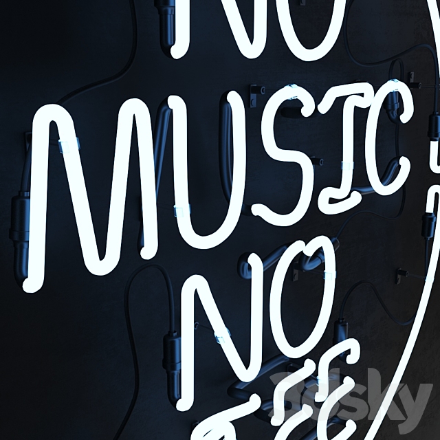 Neon Set 02 Neon Sign 3DSMax File - thumbnail 2