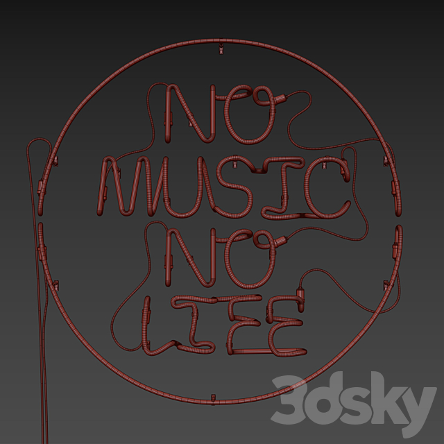 Neon Set 02 Neon Sign 3DSMax File - thumbnail 5