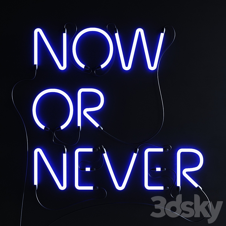 Neon Set 022 Neon Sign 3DS Max - thumbnail 1