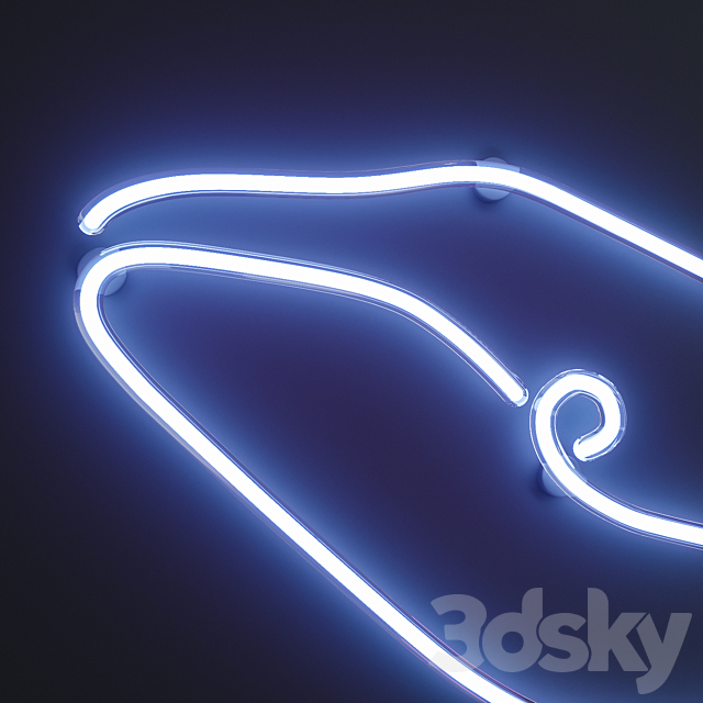 Neon set 2 3DS Max Model - thumbnail 3