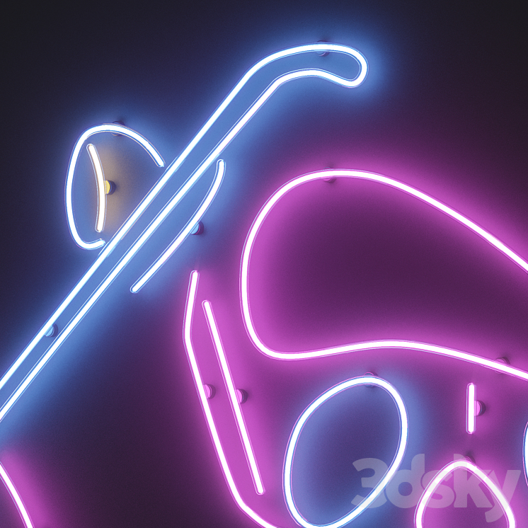 Neon Set 21 3DS Max - thumbnail 2