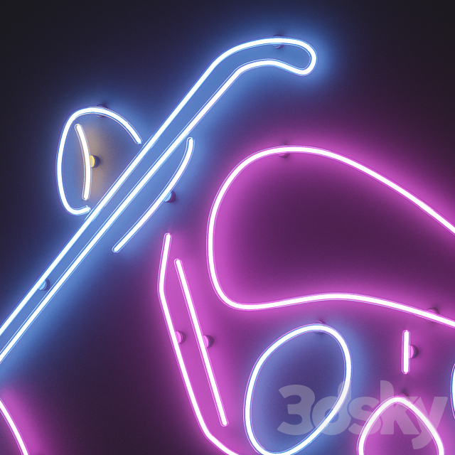 Neon Set 21 3DSMax File - thumbnail 2