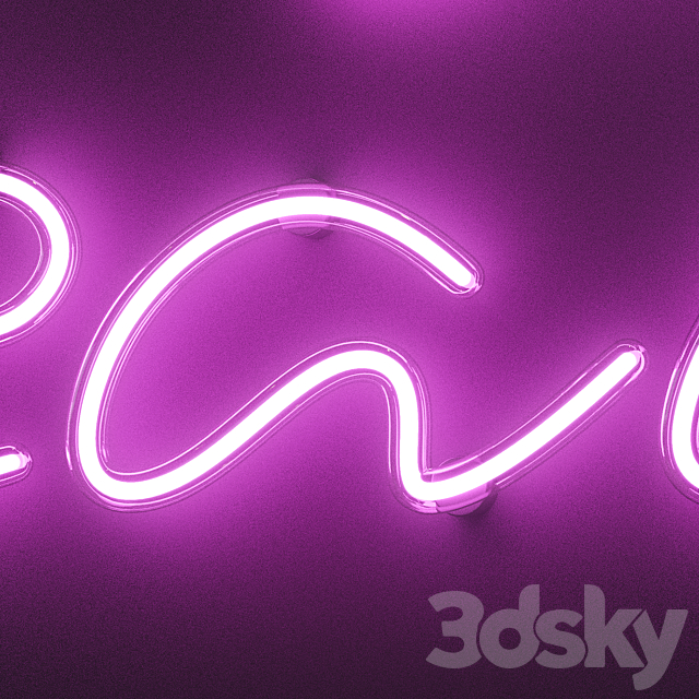 Neon Set 22 3ds Max - thumbnail 2