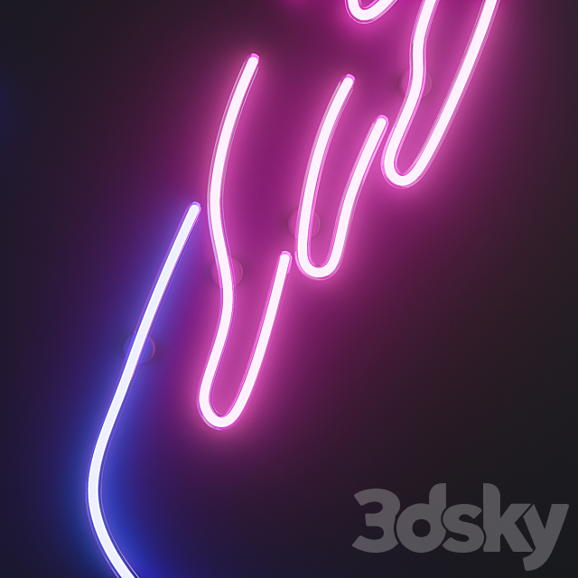 Neon Set 5 3ds Max - thumbnail 2