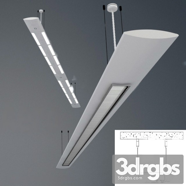 Aero Ceiling Light 3dsmax Download - thumbnail 1