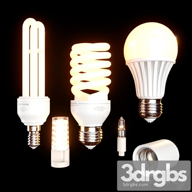 Energy saving lamps set - thumbnail 1