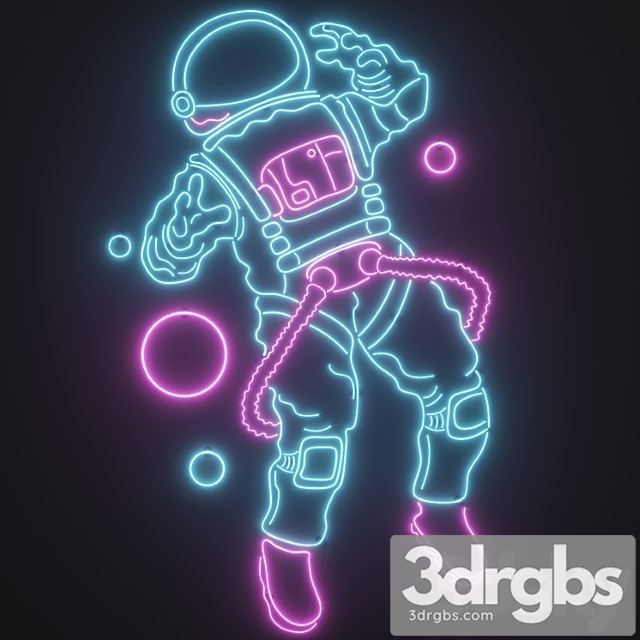 Neon Decor 3dsmax Download - thumbnail 1