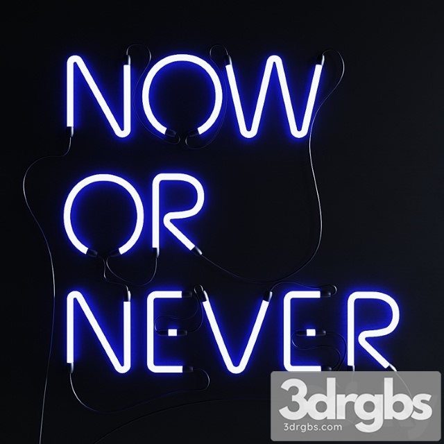 Neon set 022 neon sign 3dsmax Download - thumbnail 1