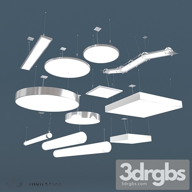 Office lights 1 3dsmax Download - thumbnail 1