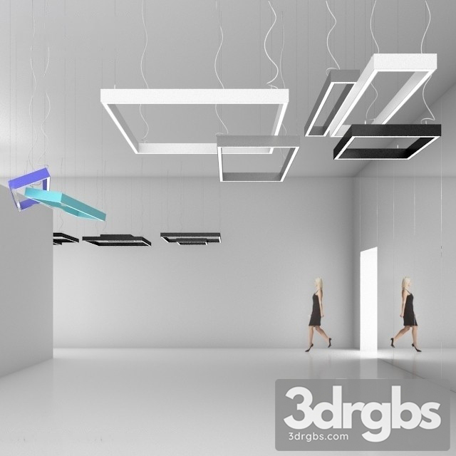 Office lights 5 3dsmax Download - thumbnail 1