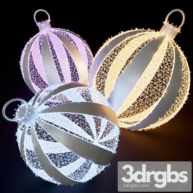 Christmas balls from garlands - thumbnail 1