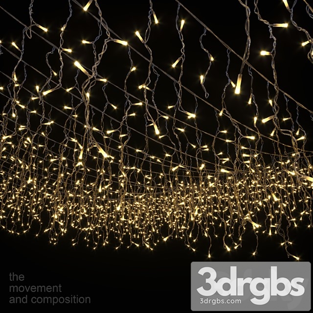 Editable garland fringe 3dsmax Download - thumbnail 1