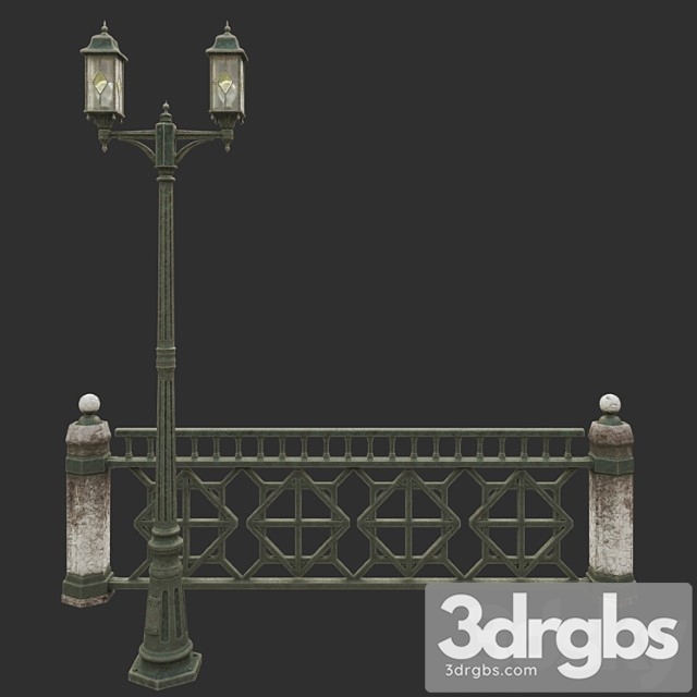 Park lantern  3dsmax Download - thumbnail 1