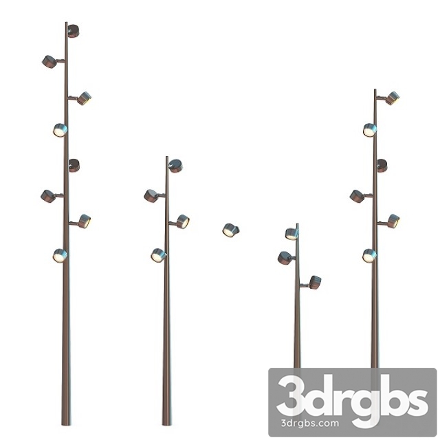 Street Lamp Kongo M 3dsmax Download - thumbnail 1