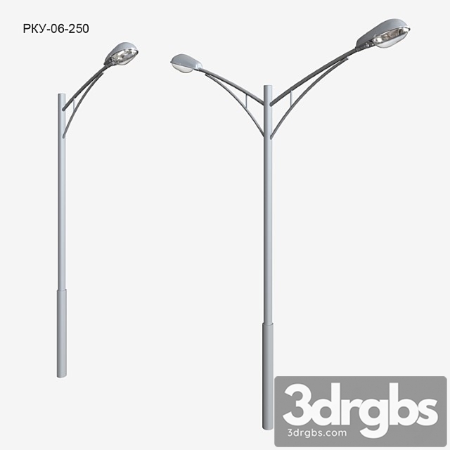 Street lamp rku-06-250 3dsmax Download - thumbnail 1