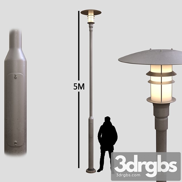 Street Light 01 3dsmax Download - thumbnail 1