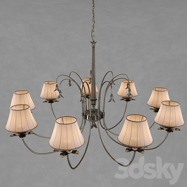 1038 Chandelier Patrizia Garganti (Baga) 3DSMax File - thumbnail 2