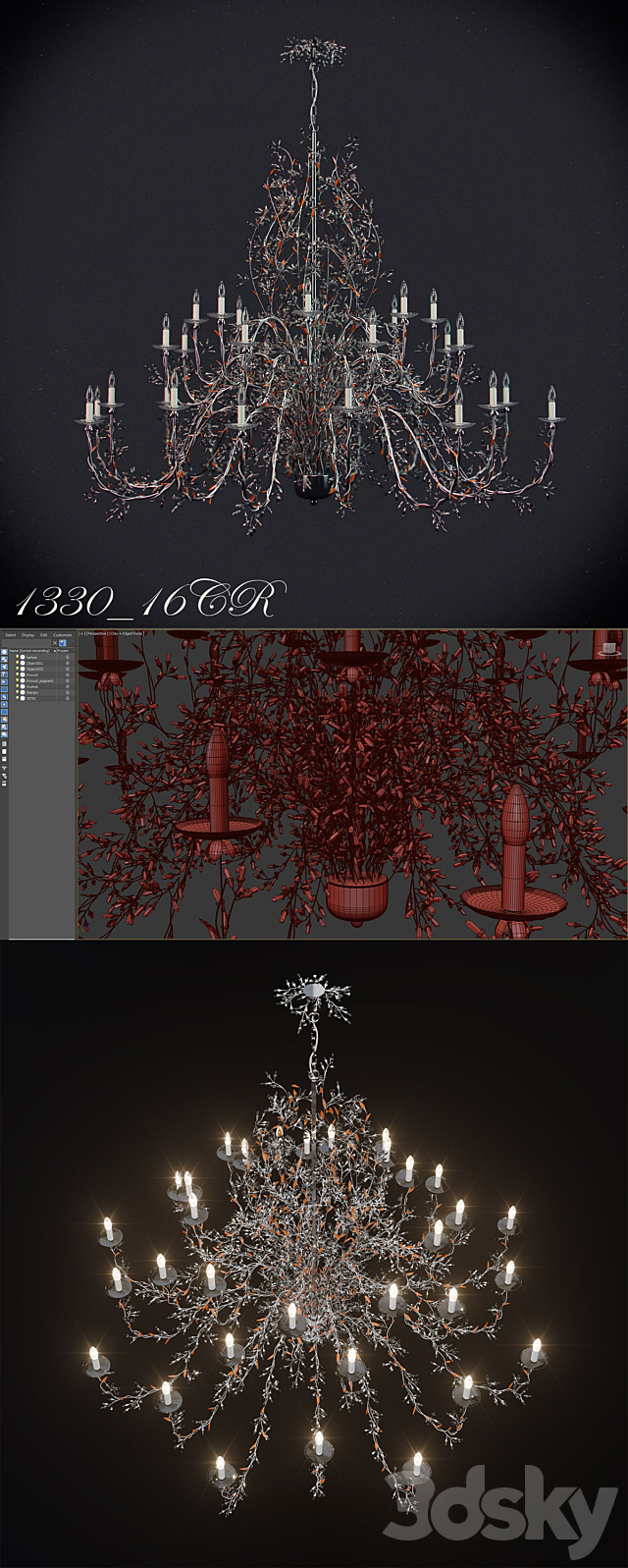 1330_16CR 3DS Max Model - thumbnail 2