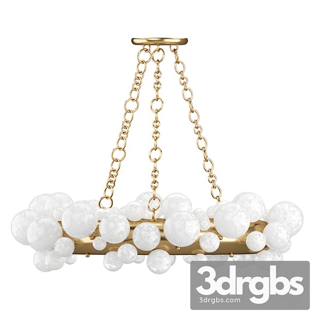 1st Dibs Bubble Ring Rock Crystal Chandelier By Phoenix 3dsmax Download - thumbnail 1