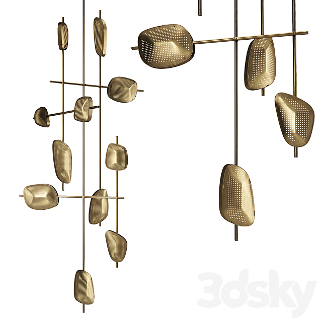 1st Dibs Candelera 03 Hanging Lamp 3DSMax File - thumbnail 1