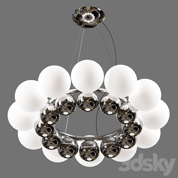 24 Pearls Pendant by Vistosi 3DS Max Model - thumbnail 2