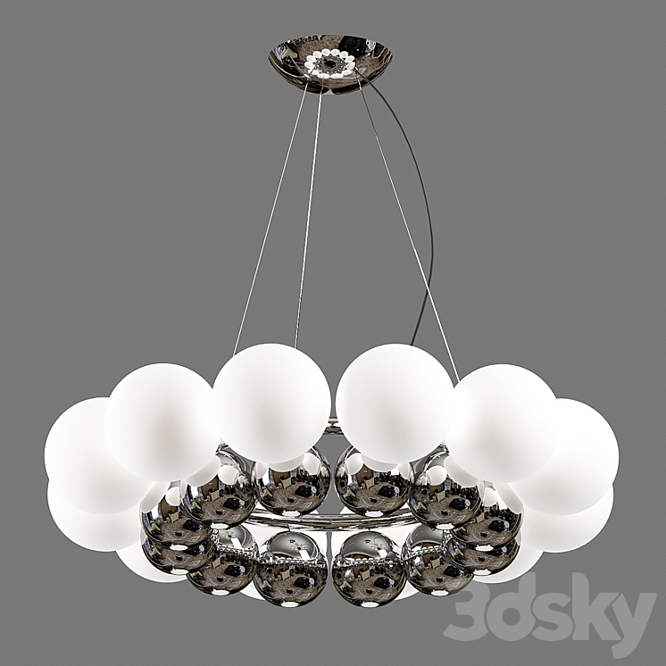 24 Pearls Pendant by Vistosi 3DS Max Model - thumbnail 3