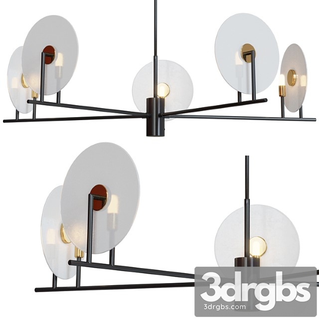 5 chandelier 3dsmax Download - thumbnail 1