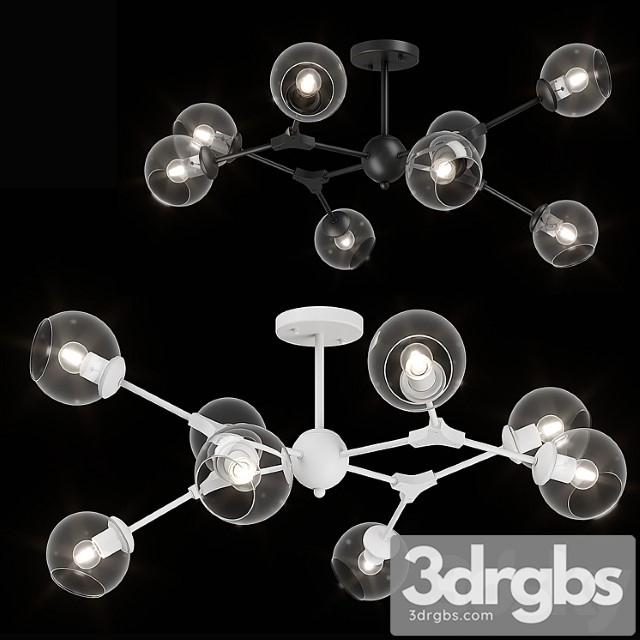 78508x beta lightstar chandelier 3dsmax Download - thumbnail 1