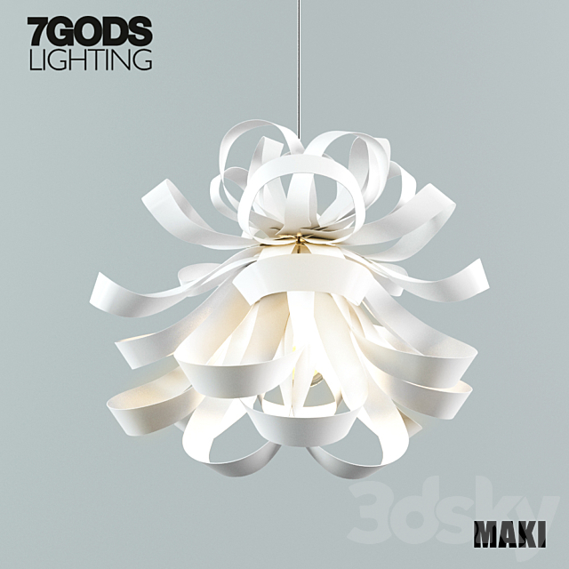 7GODS LIGHTING “MAKI” 3DSMax File - thumbnail 1