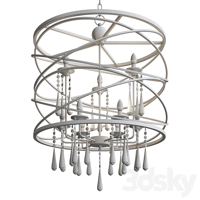 9-Light Pendant 3DSMax File - thumbnail 3